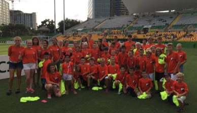 “Orange Family” visits Tampa Bay Rowdies