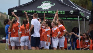 Great experience for the U15 girls at the Kelme Cup