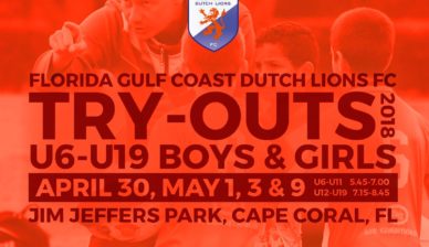 Youth Academy season 2018/2019 try-out announcement